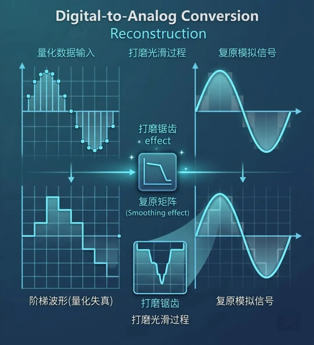DAC 重建与平滑滤波过程